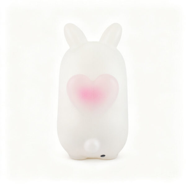 Light Color Change Heart Rabbit Squeeze Toy Stress Relief Slow Rebound TPR for Kids Youth Wholesale