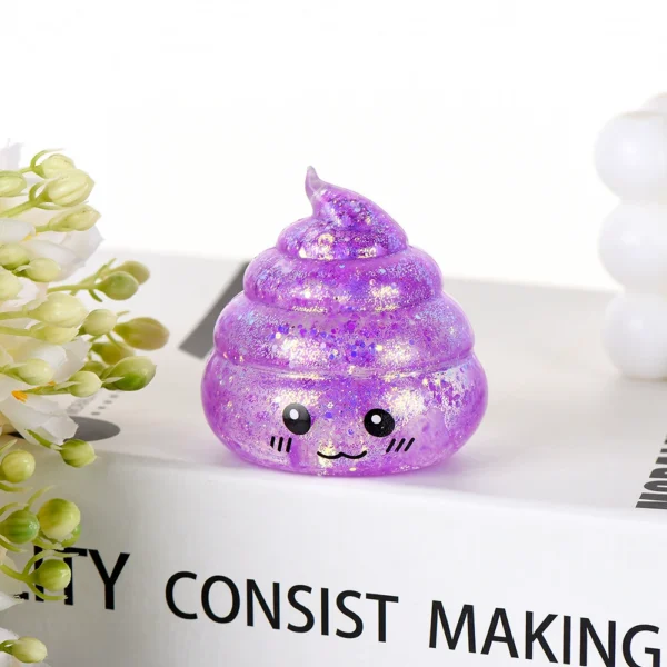 Cross-Border New Funny Poop Malt Candy Gold Powder Squeeze Toy Stress Relief Decompression Toy Wholesale